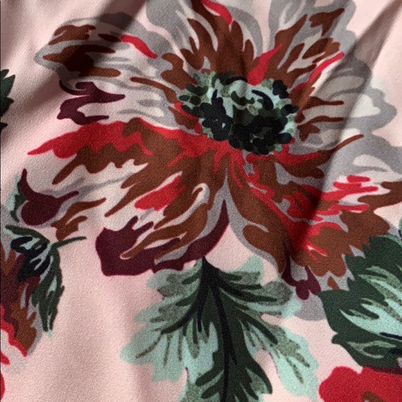 ❌DONATED❌Blush Pink Floral Peplum Style Lined Dress - Picture 11 of 12